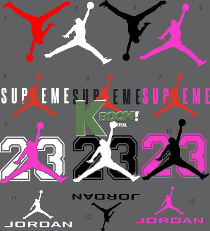 Iron On DTF Transfers For T-Shirt Clothes about 8cm - 10cm a logo DTF Transfers