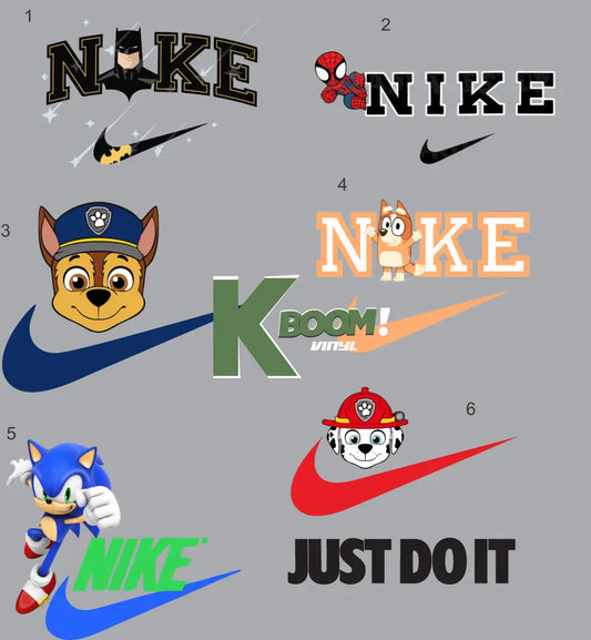 Iron On DTF Transfers For T-Shirt Clothes about 8cm - 10cm a logo DTF Transfers