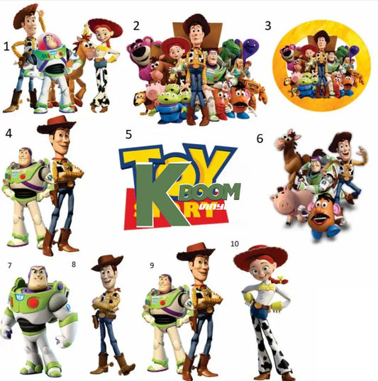 Iron On DTF Transfers For T-Shirt Clothes about 8cm - 10cm Toy story DTF Transfers