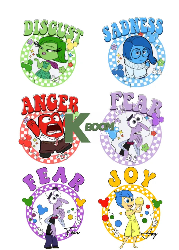 Iron On DTF Transfers inside out Bulk 15cm each logo For T-Shirt DTF Transfers