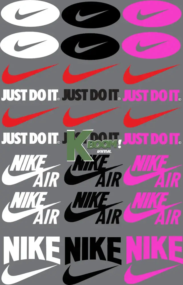 Iron On DTF Transfers Nike 2 Bulk 10cm each logo For T-Shirt DTF Transfers