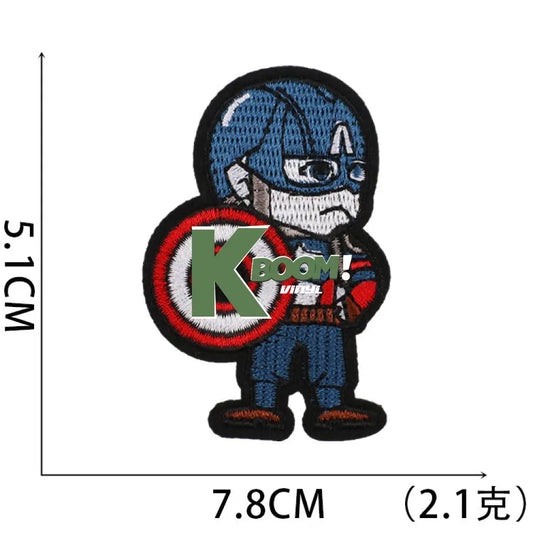 Iron-On Patches Heroes