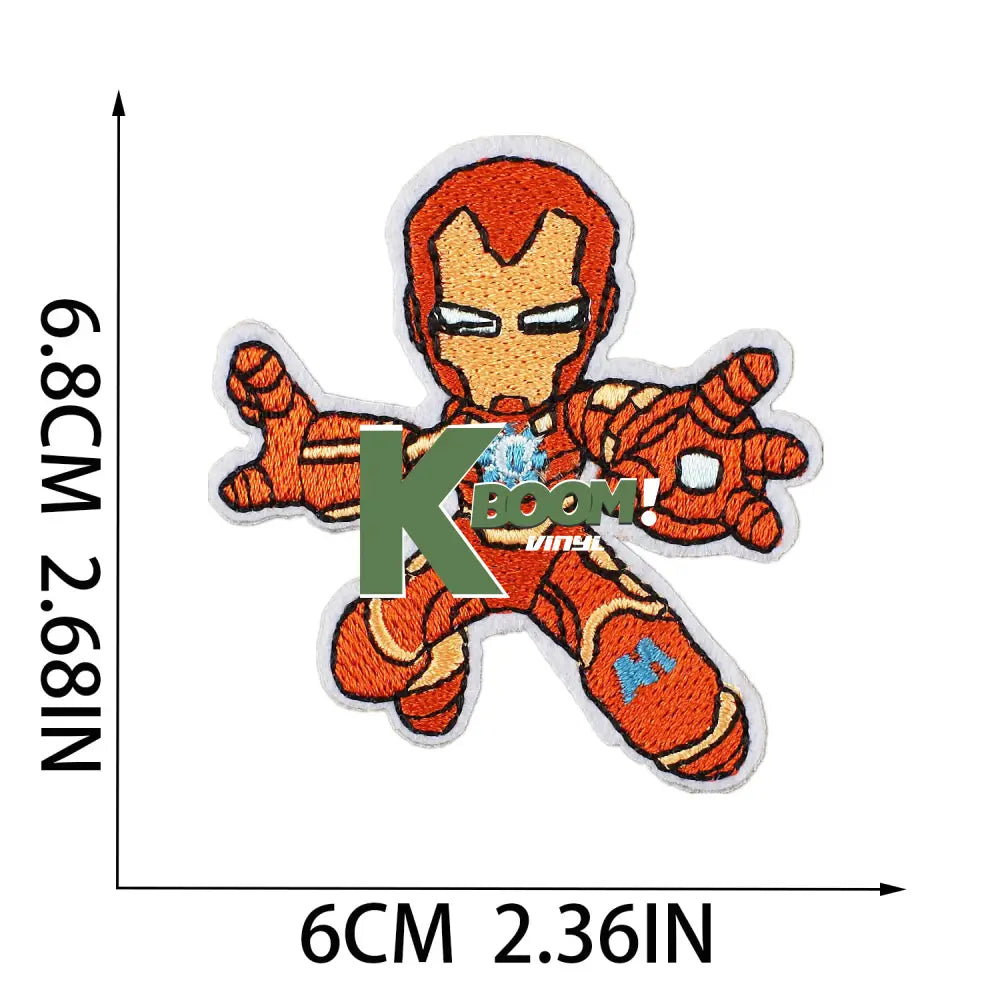 Iron-On Patches Heroes