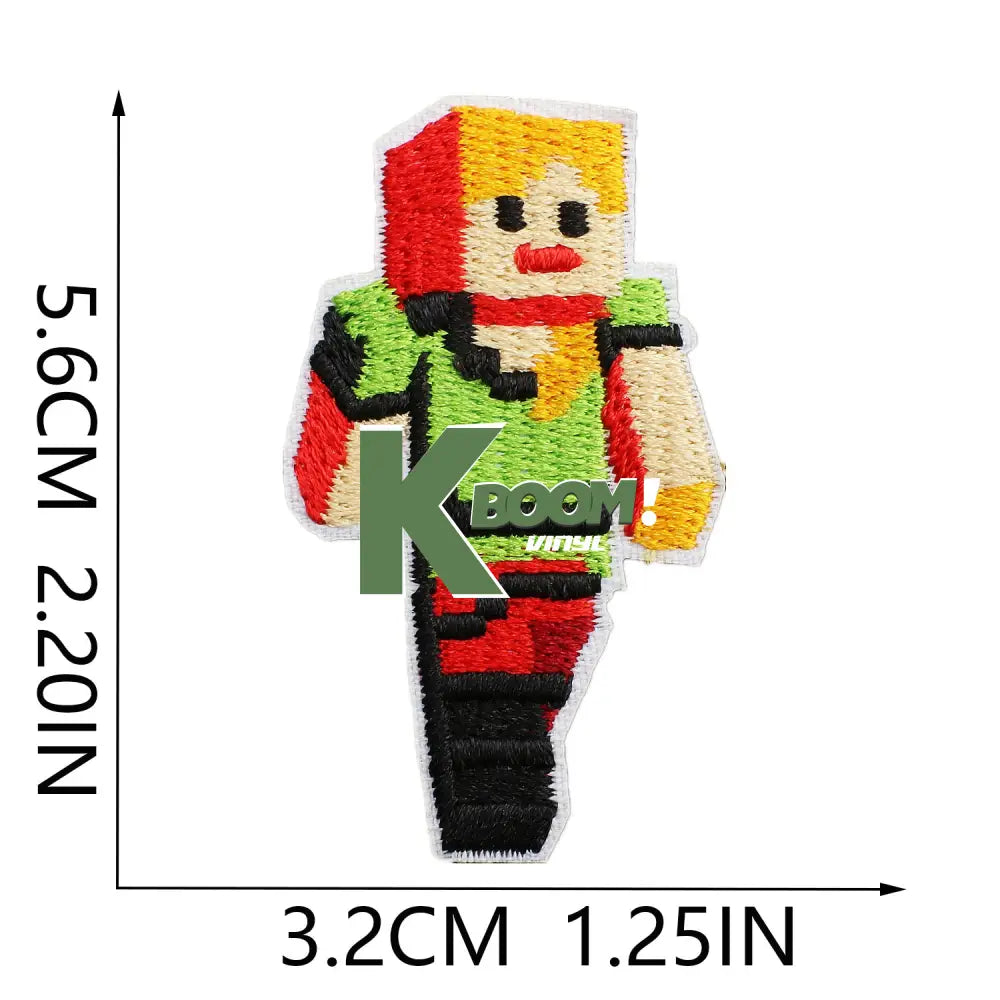 Iron-On Patches Minecraft