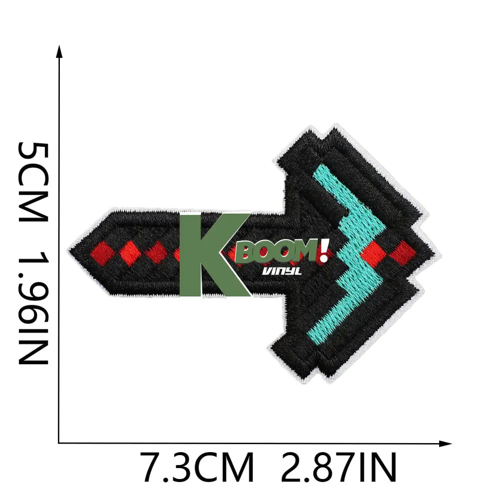 Iron-On Patches Minecraft