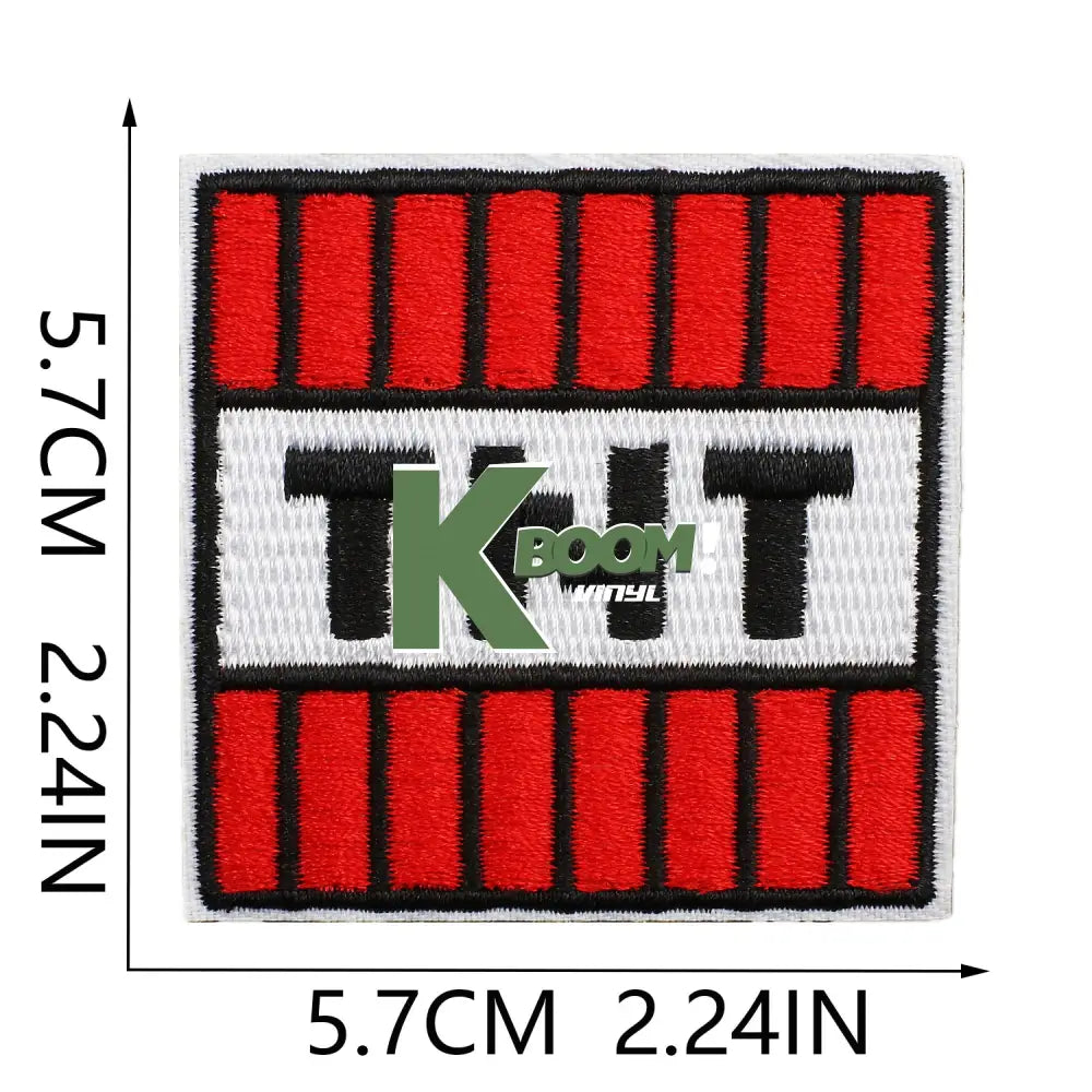 Iron-On Patches Minecraft