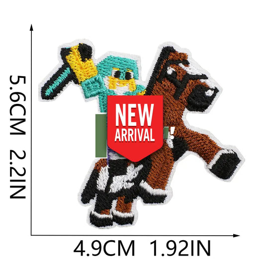 Iron-On Patches Minecraft