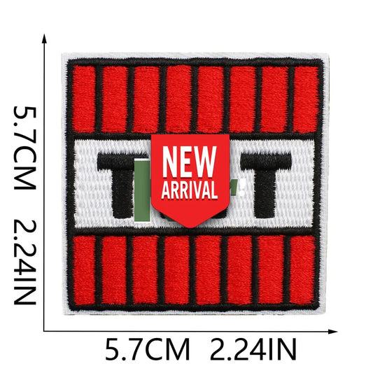 Iron-On Patches Minecraft
