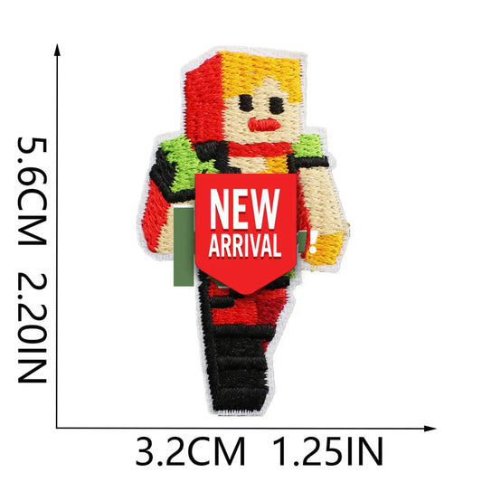 Iron-On Patches Minecraft