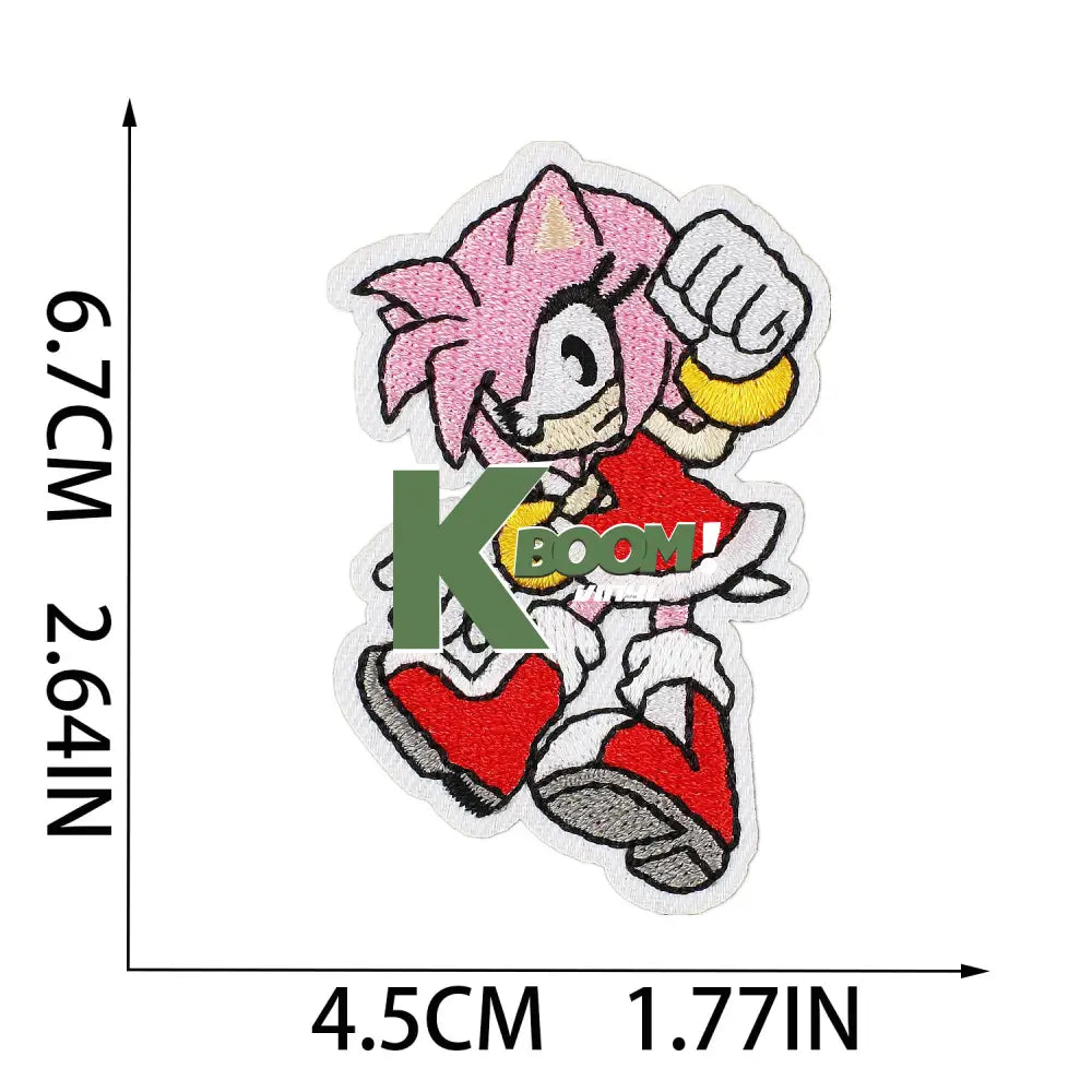 Iron On Patches Sonic