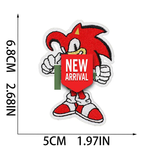 Iron On Patches Sonic