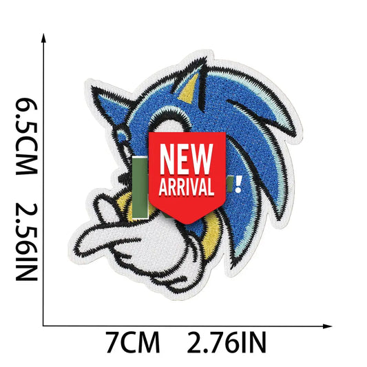 Iron On Patches Sonic