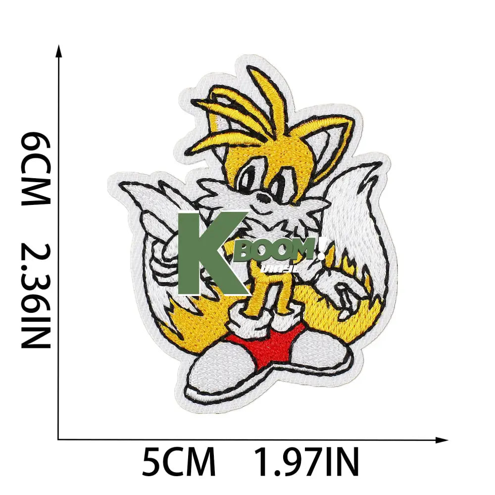 Iron On Patches Sonic