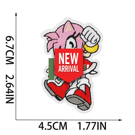 Iron On Patches Sonic