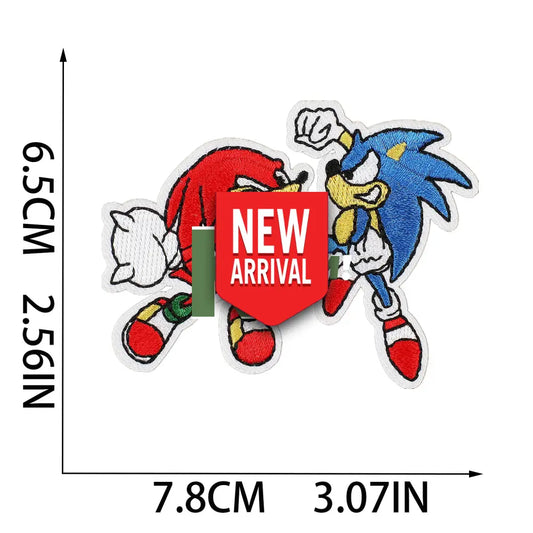 Iron On Patches Sonic