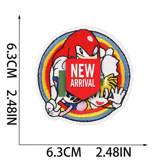 Iron On Patches Sonic