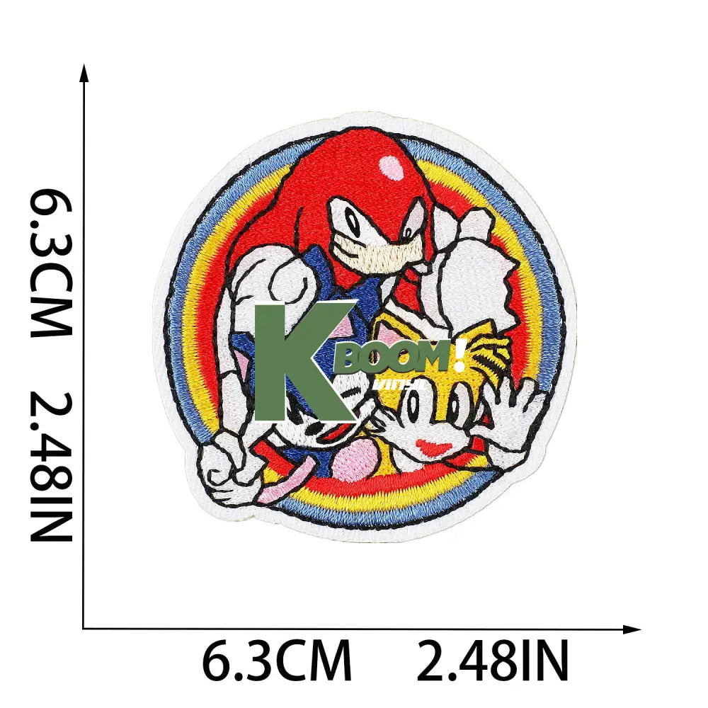 Iron On Patches Sonic