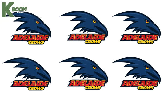 Iron on Transfer x 6 - AFL Adelaide crows