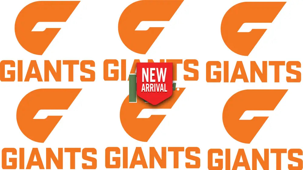 Iron on Transfer x 6 - AFL Giants