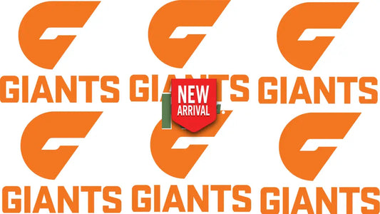 Iron on Transfer x 6 - AFL Giants