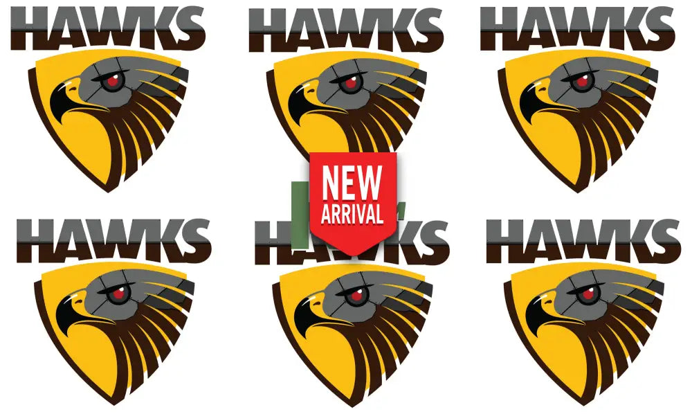 Iron on Transfer x 6 - AFL Hawthorn