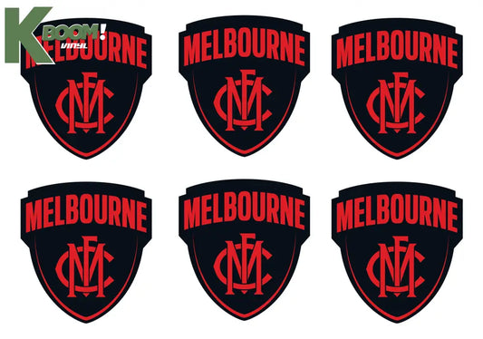 Iron on Transfer x 6 - AFL Melbourne