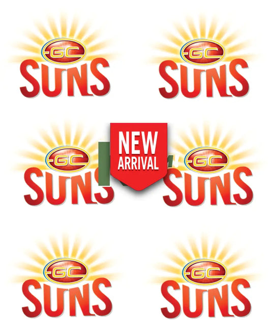 Iron on Transfer x 6 - AFL Suns