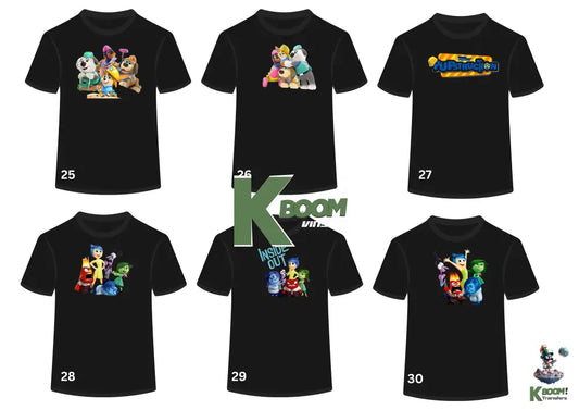 Kids jb wear Black T-Shirt + Front Print image 25 to 30