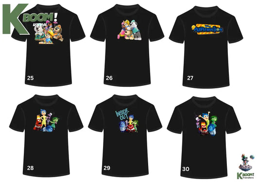 Kids jb wear Black T-Shirt + Front Print image 25 to 30