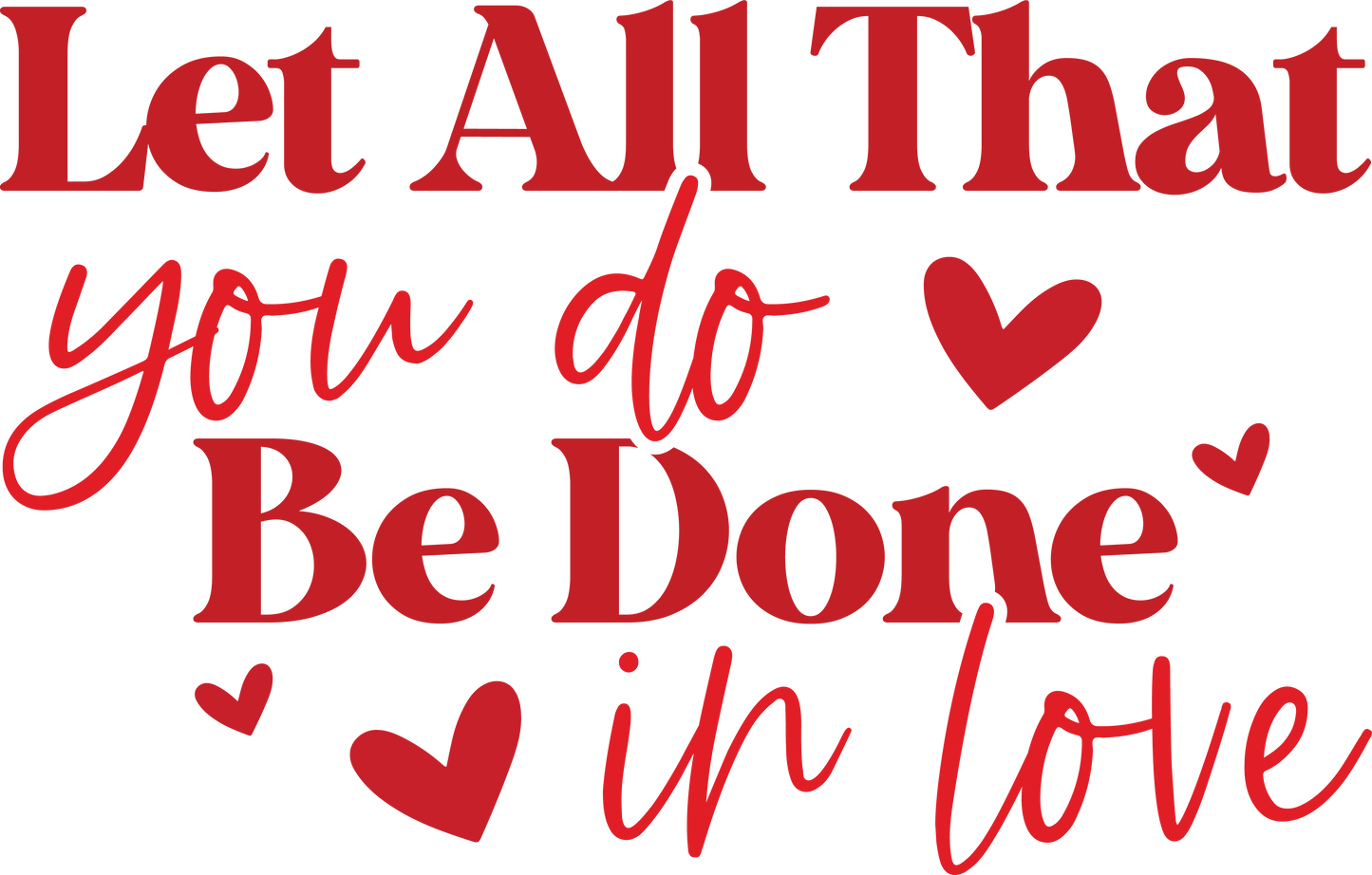 Iron On DTF Transfers For T-Shirt Clothes about 22cm 10 to choice from Valentines