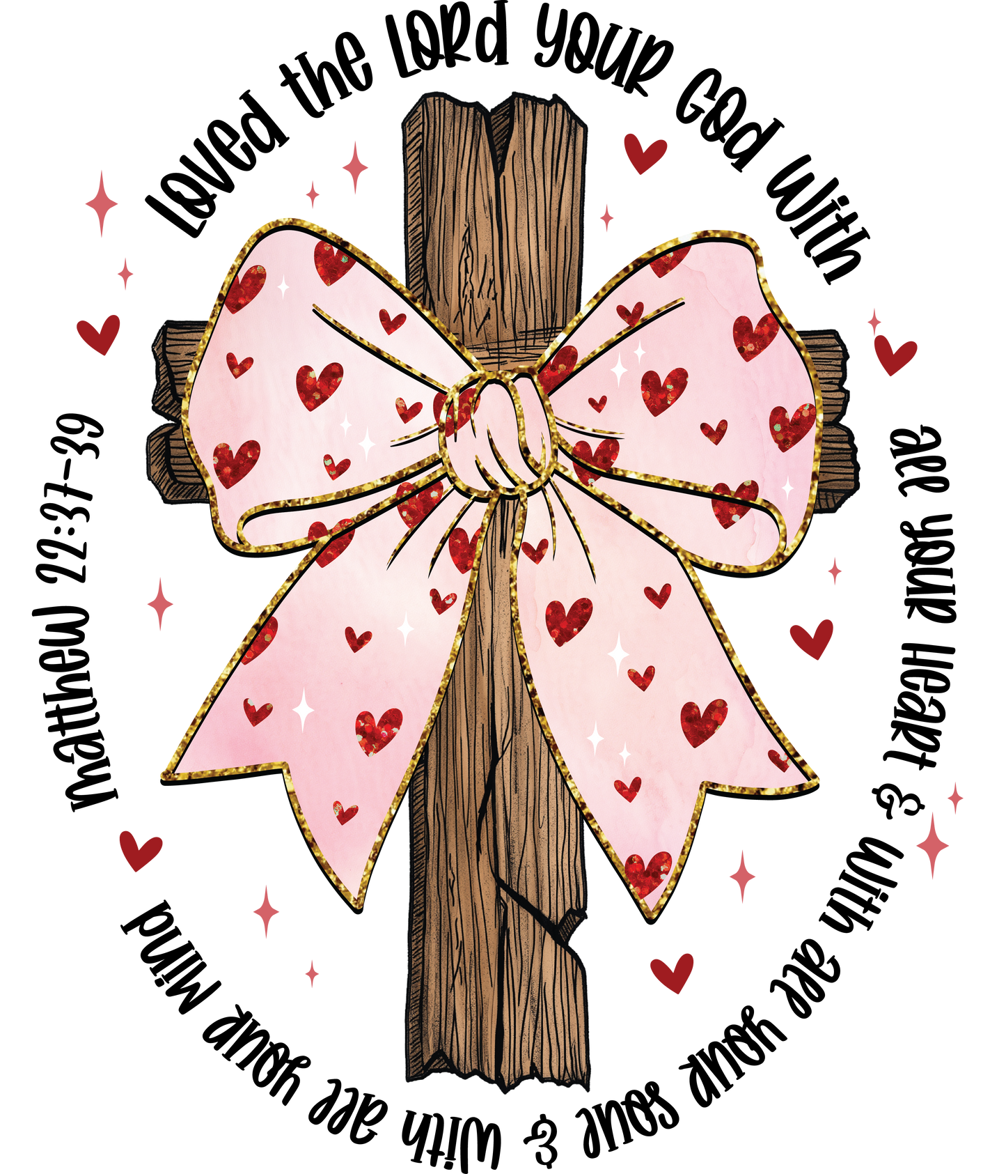 Iron On DTF Transfers For T-Shirt Clothes about 22cm 10 to choice from Valentines