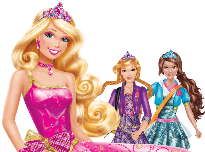 Iron On DTF Transfers For T-Shirt Clothes about 20cm 8 to choice from Barbie 2