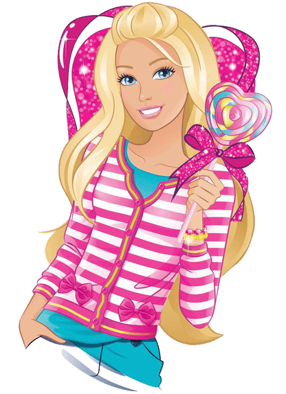 Iron On DTF Transfers For T-Shirt Clothes about 20cm 8 to choice from Barbie 1