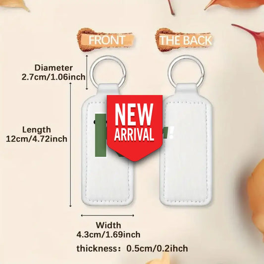 Sublimation Lipstick Storage Pendant Keychain Blank