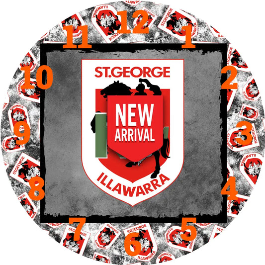 Sublimation print for 20cm x 20cm clock