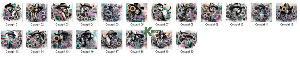 Sublimation prints package / Ready to press 20pc (20)