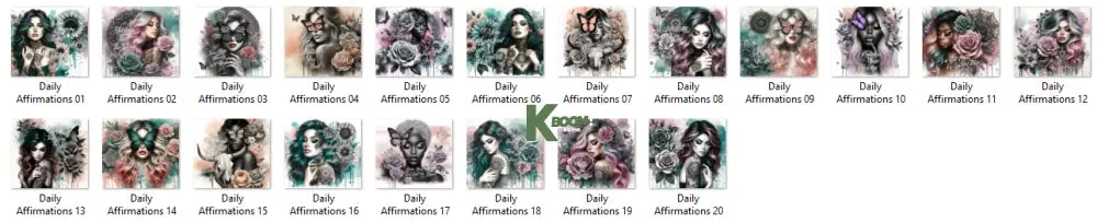 Sublimation prints package / Ready to press 20pc (21)