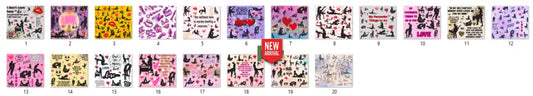 Sublimation prints package / Ready to press 20pc (37)
