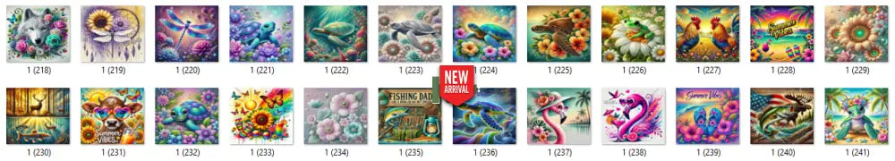 Sublimation prints package / Ready to press 16pc (12)