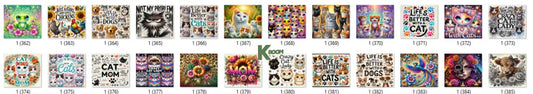Sublimation prints package / Ready to press 16pc (16)