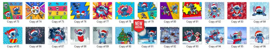 Sublimation prints package / Ready to press 24pc (32)
