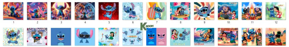 Sublimation prints package / Ready to press 24pc (34)