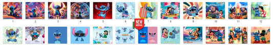 Sublimation prints package / Ready to press 24pc (34)