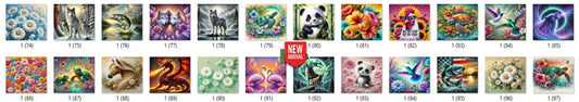Sublimation prints package / Ready to press 16pc (4)
