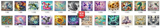 Sublimation prints package / Ready to press 16pc (5)
