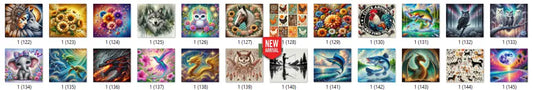 Sublimation prints package / Ready to press 16pc (6)