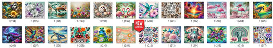 Sublimation prints package / Ready to press 16pc (9)