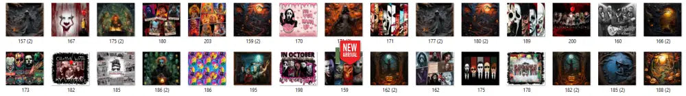 Sublimation prints package / Ready to press 30pc (40)