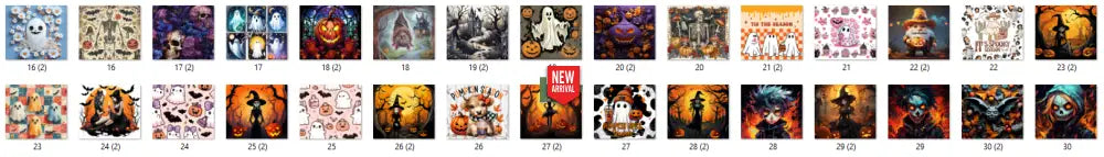 Sublimation prints package / Ready to press 30pc (44)