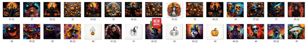 Sublimation prints package / Ready to press 30pc (45)